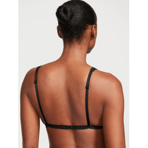 Комплект білизни Fun & Flirty Wireless Triangle Bralette Set Black Hearts