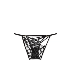 Трусики Shimmer Heart Embroidery Adjustable String Bikini Panty