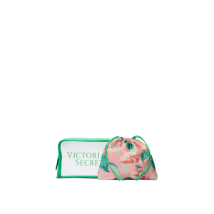 Косметичка 2в1 2-Piece Makeup Bag Palm Print