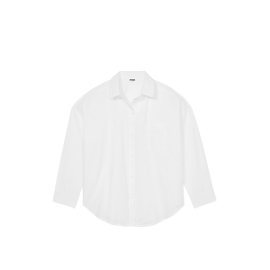 Сорочка Cotton Poplin Oversized Button-Down Sleepshirt Optic White