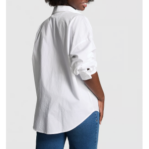 Сорочка Cotton Poplin Oversized Button-Down Sleepshirt Optic White