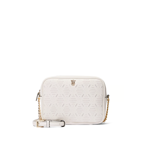 Крос-боді Crossbody Camera Bag White Perforated