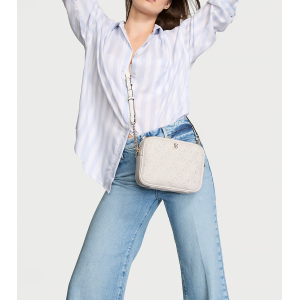 Крос-боді Crossbody Camera Bag White Perforated