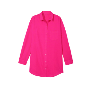 Костюм Boyfriend Shirt Dress & Cover-Up Shorts Forever Pink