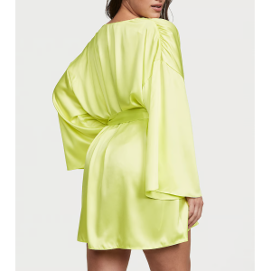 Сатиновий халат Satin Short Robe Neon