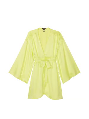 Сатиновый халат Satin Short Robe Neon