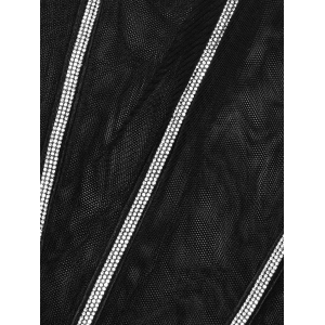 Комплект білизни Sheer Shine Corset Top Set Black