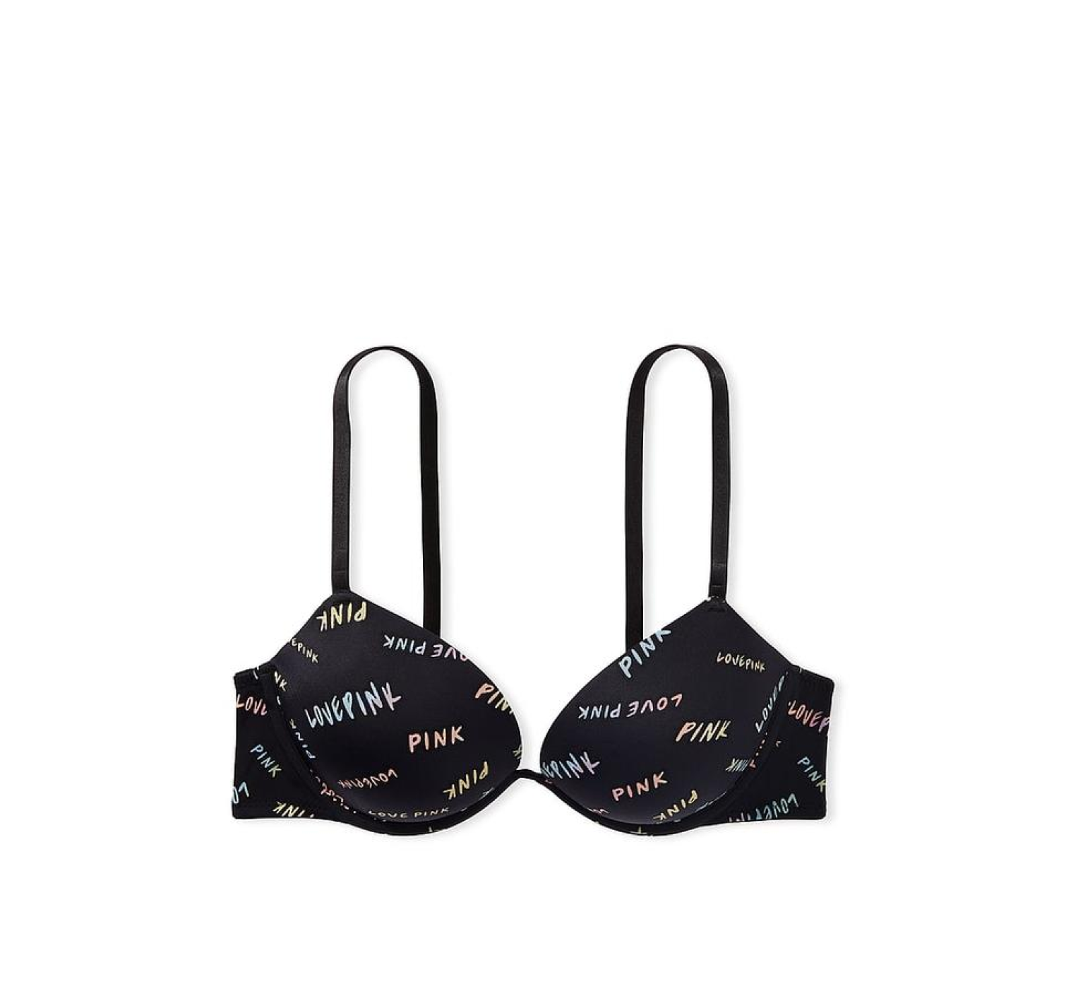 Бюстгальтер Victoria’s Secret PINK Super PUSH-UP Bra Black