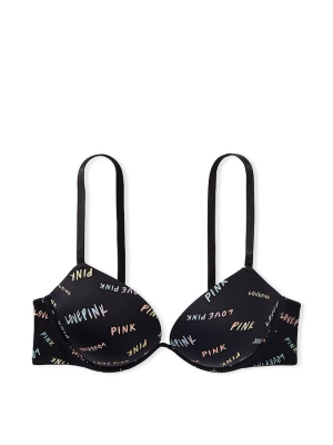 Бюстгальтер Victoria’s Secret PINK Super PUSH-UP Bra Black