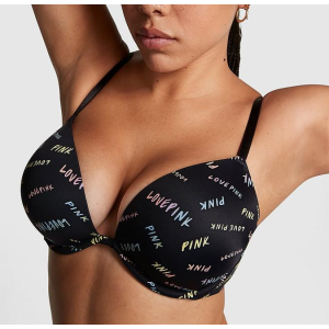 Бюстгальтер Victoria’s Secret PINK Super PUSH-UP Bra Black
