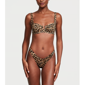Купальник Mix & Match Full Coverage Bikini Top & Brazilian Bikini Bottom Leopard