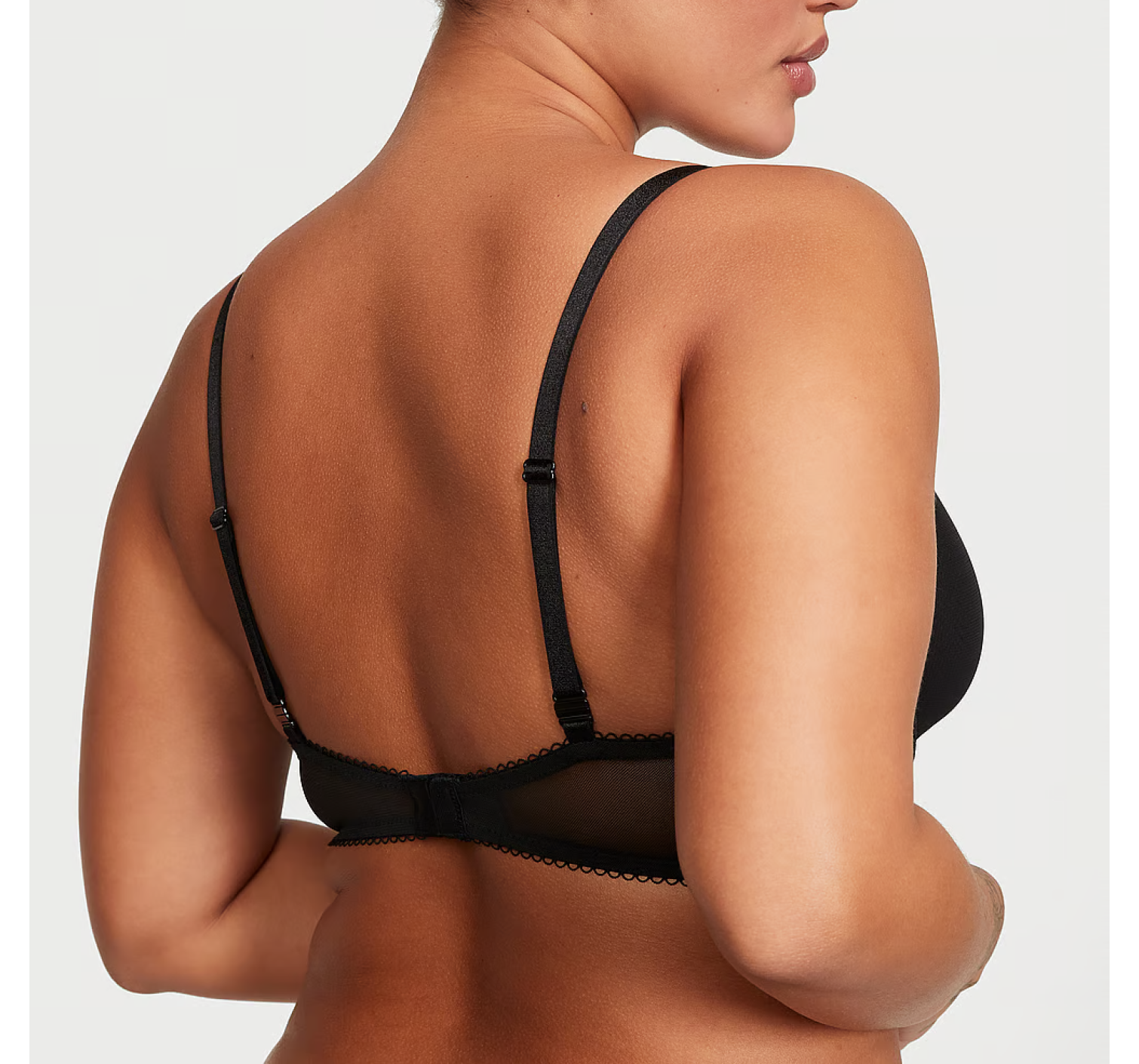 Комплект белья Tease Unlined Demi Bra Set Black Lollipops