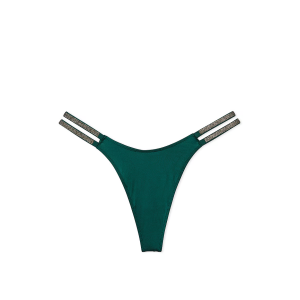 Трусики Double Shine Strap Thong Panty Mystique Green
