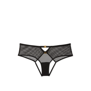 Трусики Open-Back Fishnet Cheeky Panty Black