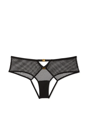 Трусики Open-Back Fishnet Cheeky Panty Black