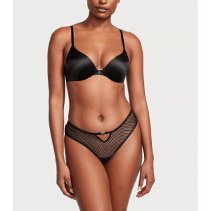 Трусики Open-Back Fishnet Cheeky Panty Black