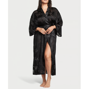Халат VS Archives Burnout Satin Robe Black