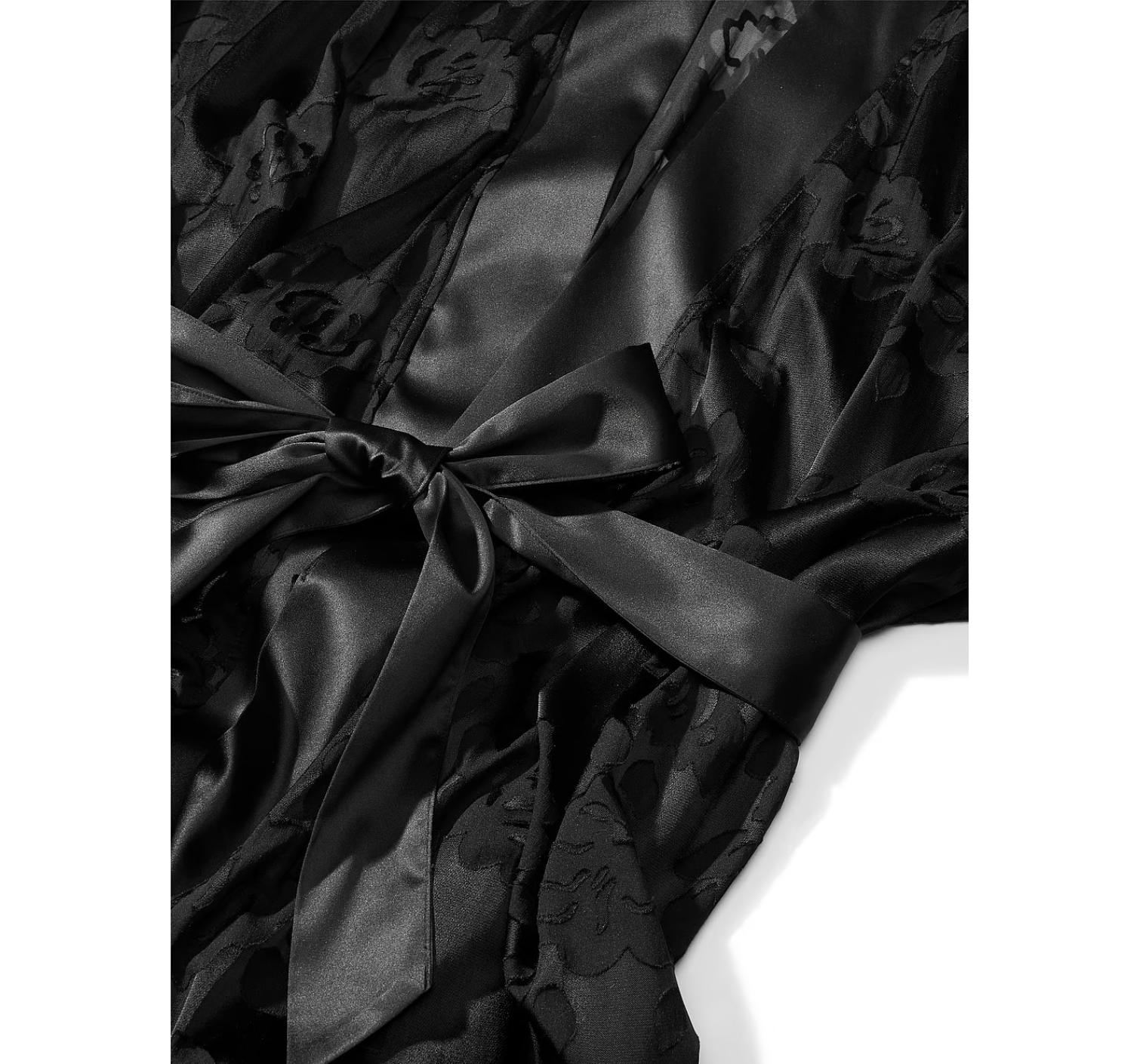 Халат VS Archives Burnout Satin Robe Black