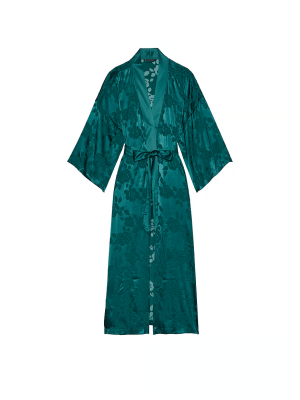 Халат VS Archives Burnout Satin Robe Deepest Green