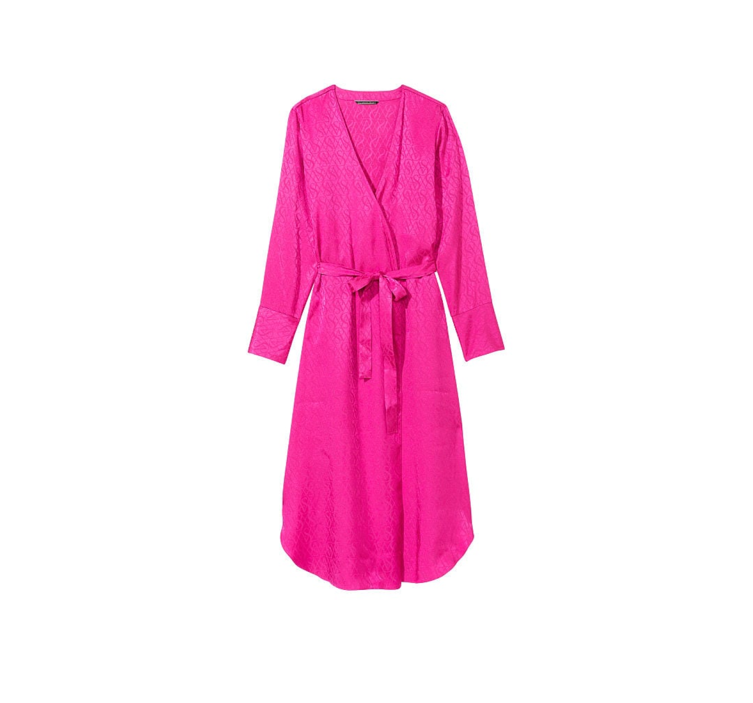Халат Icon Satin Long Robe Fuchsia Frenzy