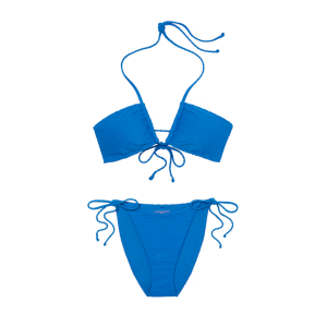 Купальник Mix Match Multiway Halter Bikini Top & Cheeky Bikini Bottom Shocking Blue