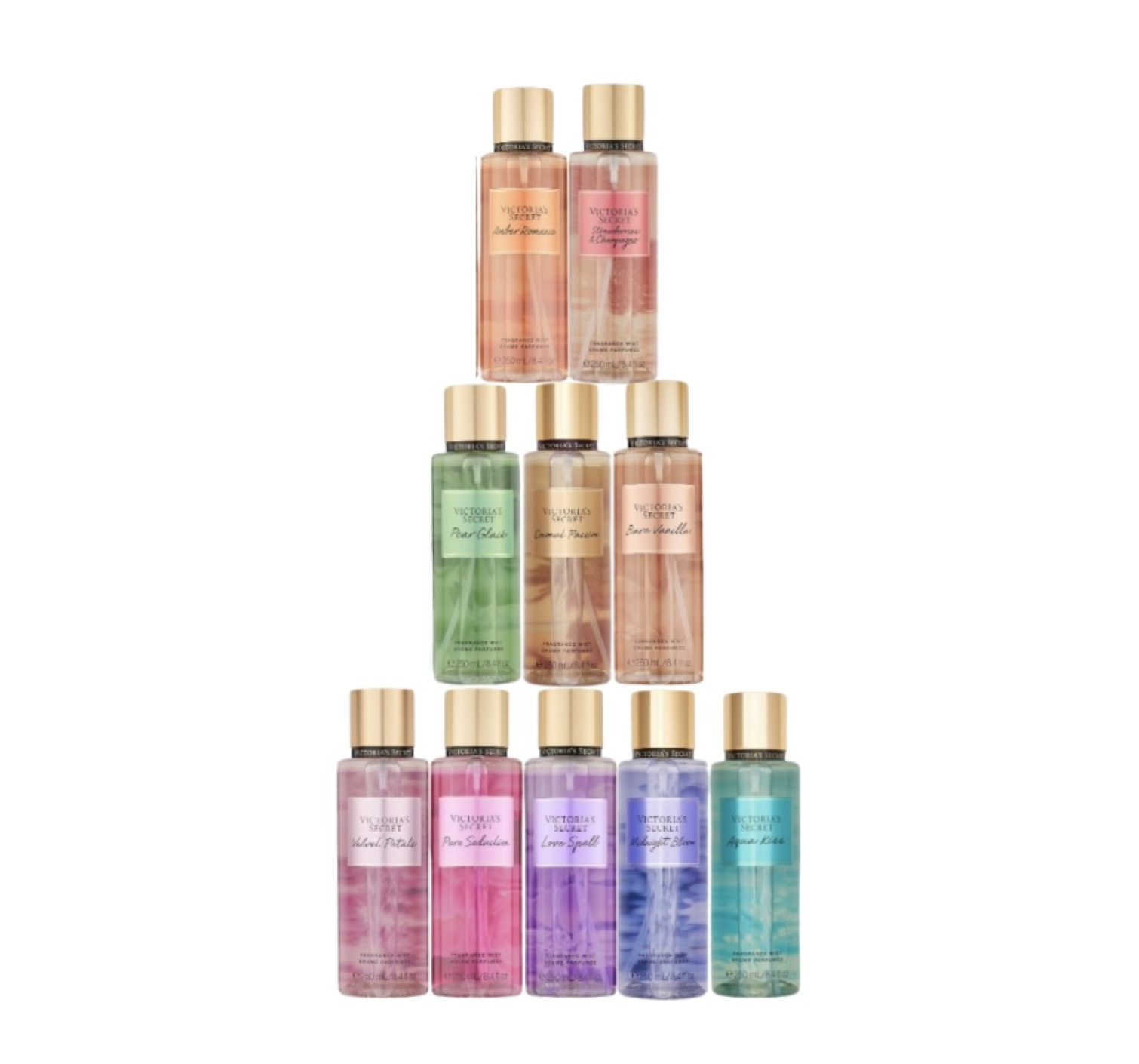 Подарунковий набір спреїв Fragrance Mist Gift 10 Set