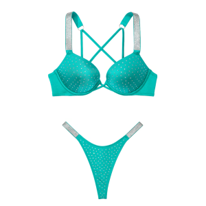Купальник Shine Strap Bombshell Push-Up Bikini Top & Thong
