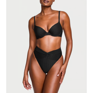 Купальник Mix & Match Icon Push-Up Bikini Top & Side-Tie Cheeky Bikini Bottom Black