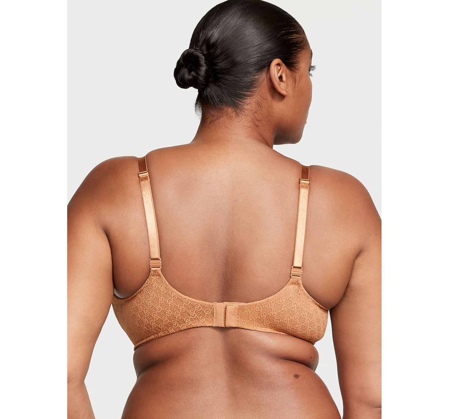 Комплект белья Icon by Victoria's Secret Push-Up Demi Bra Set Toffee