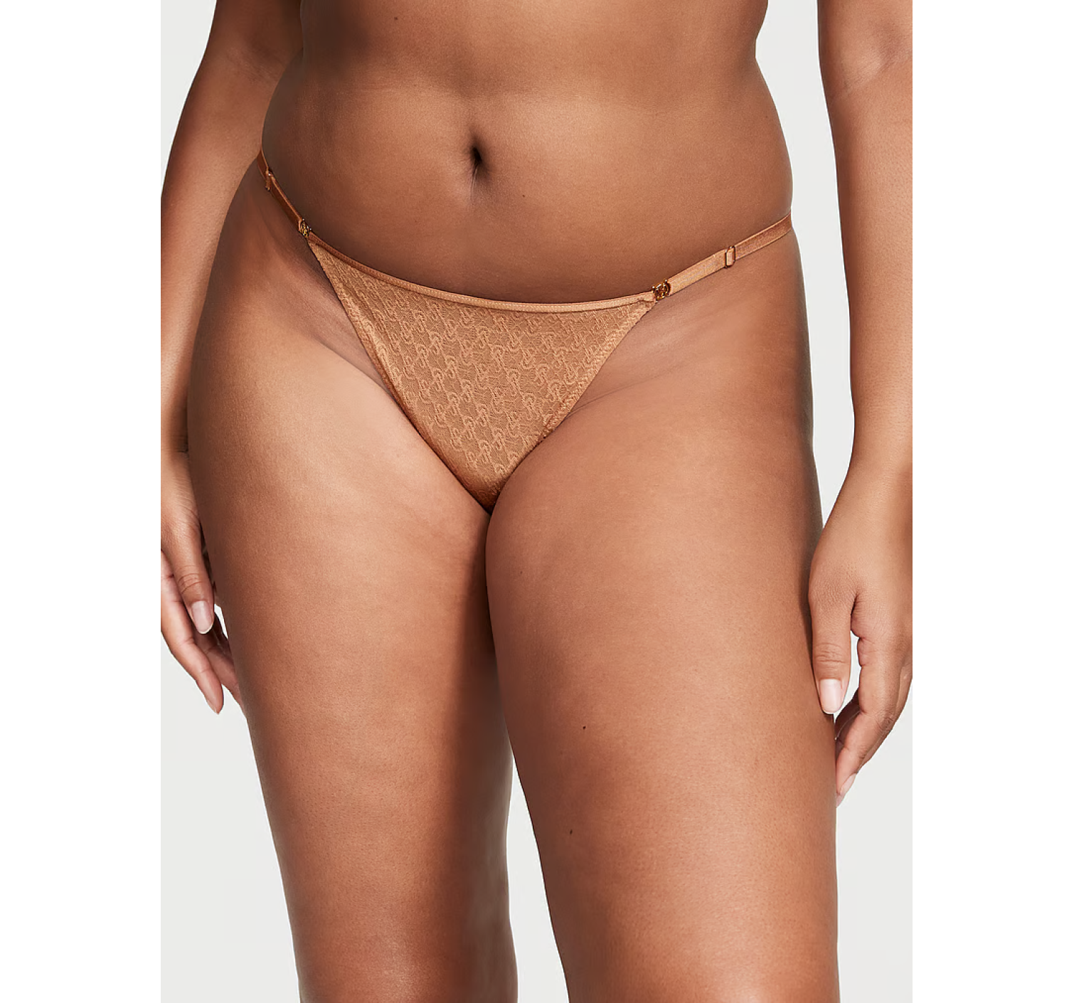 Комплект белья Icon by Victoria's Secret Push-Up Demi Bra Set Toffee