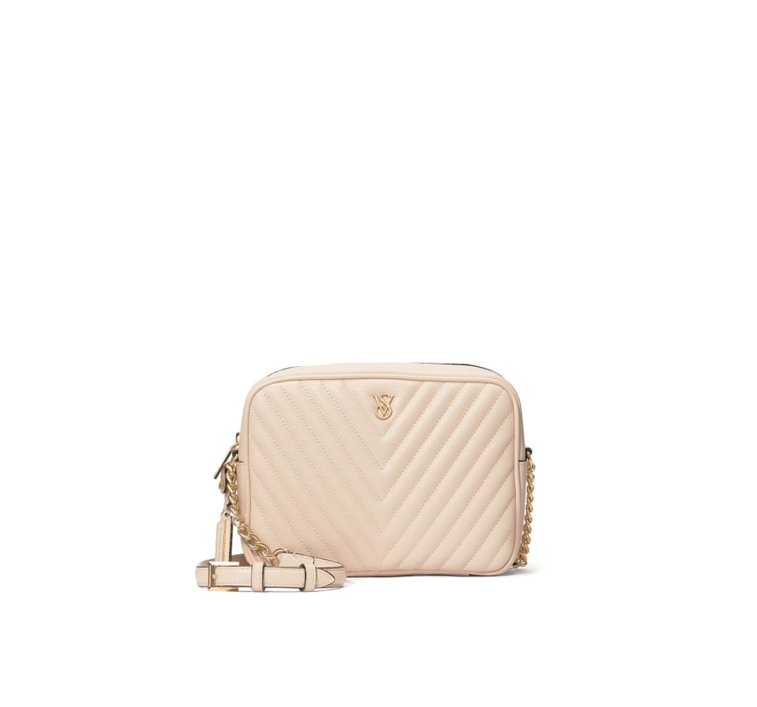 Кросс-боди The Victoria Top Zip crossbody Beige