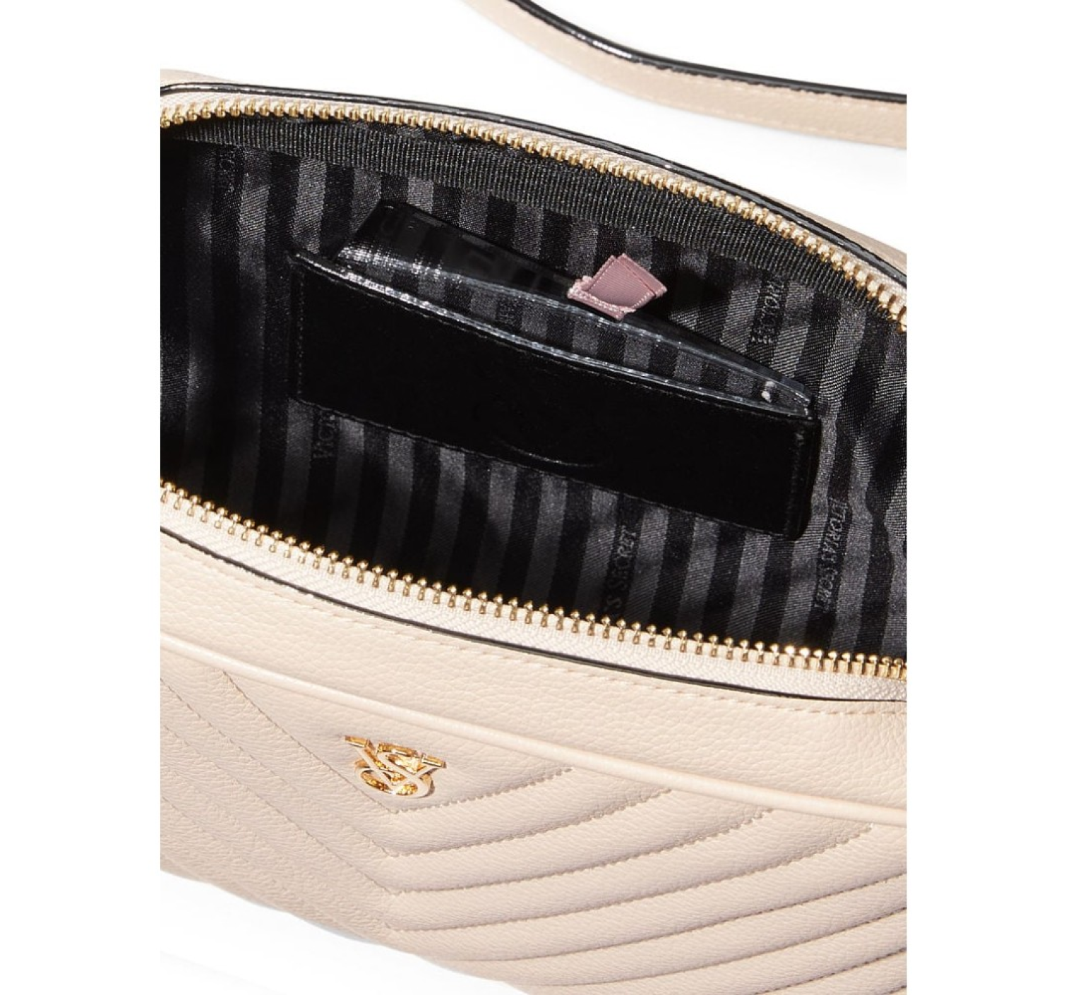 Кросс-боди The Victoria Top Zip crossbody Beige