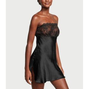 Пеньюар Archive Lace Strapless Slip Dress Black