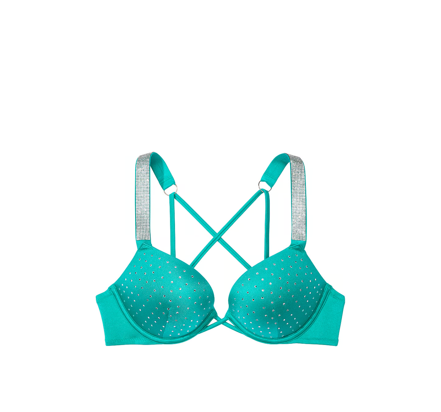 Купальник Shine Strap Bombshell Push-Up Bikini Top & Thong