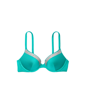 Купальник Shine-Trim Push-Up Bikini Top & Brazilian Bikini Bottom Capri Sea