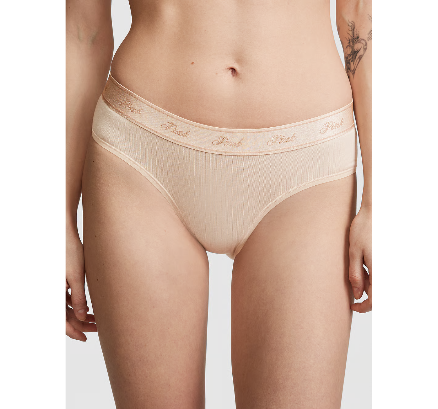Трусики Logo Cotton Hiphugger Panty Marzipan