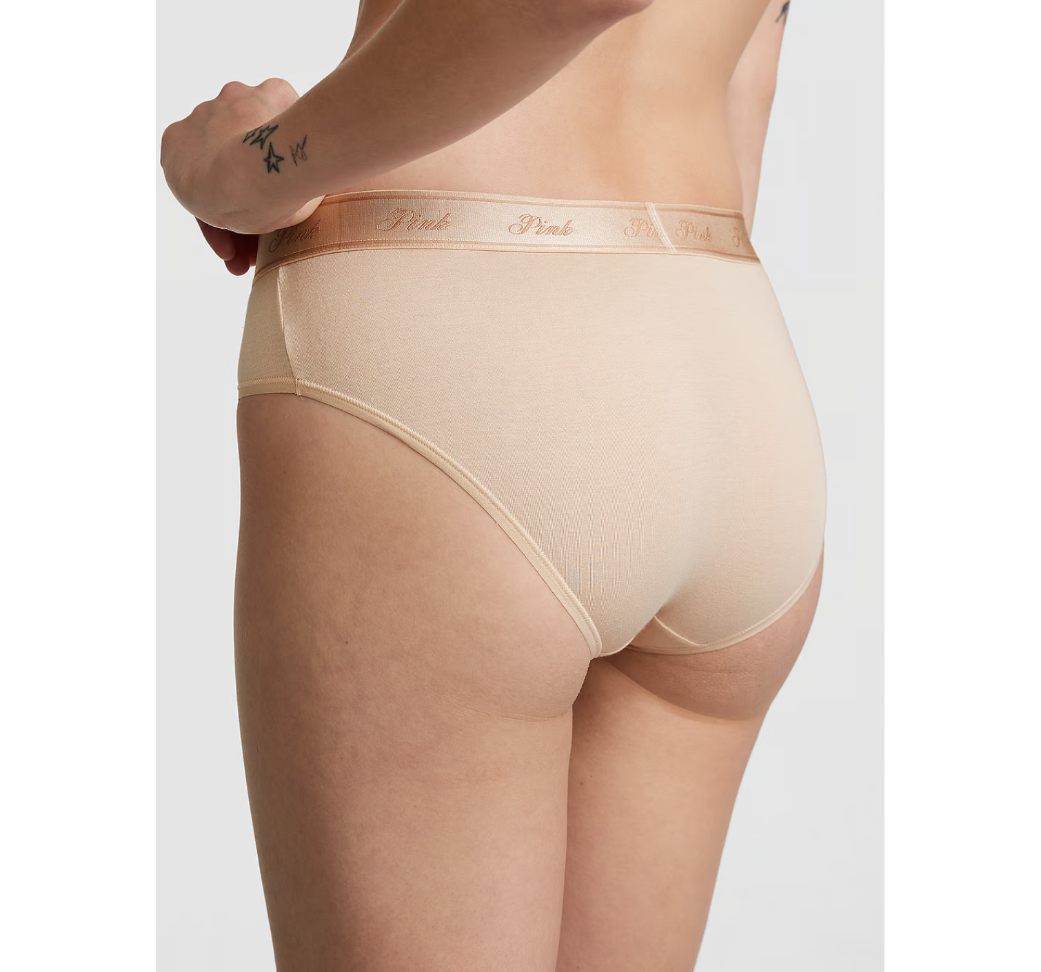 Трусики Logo Cotton Hiphugger Panty Marzipan