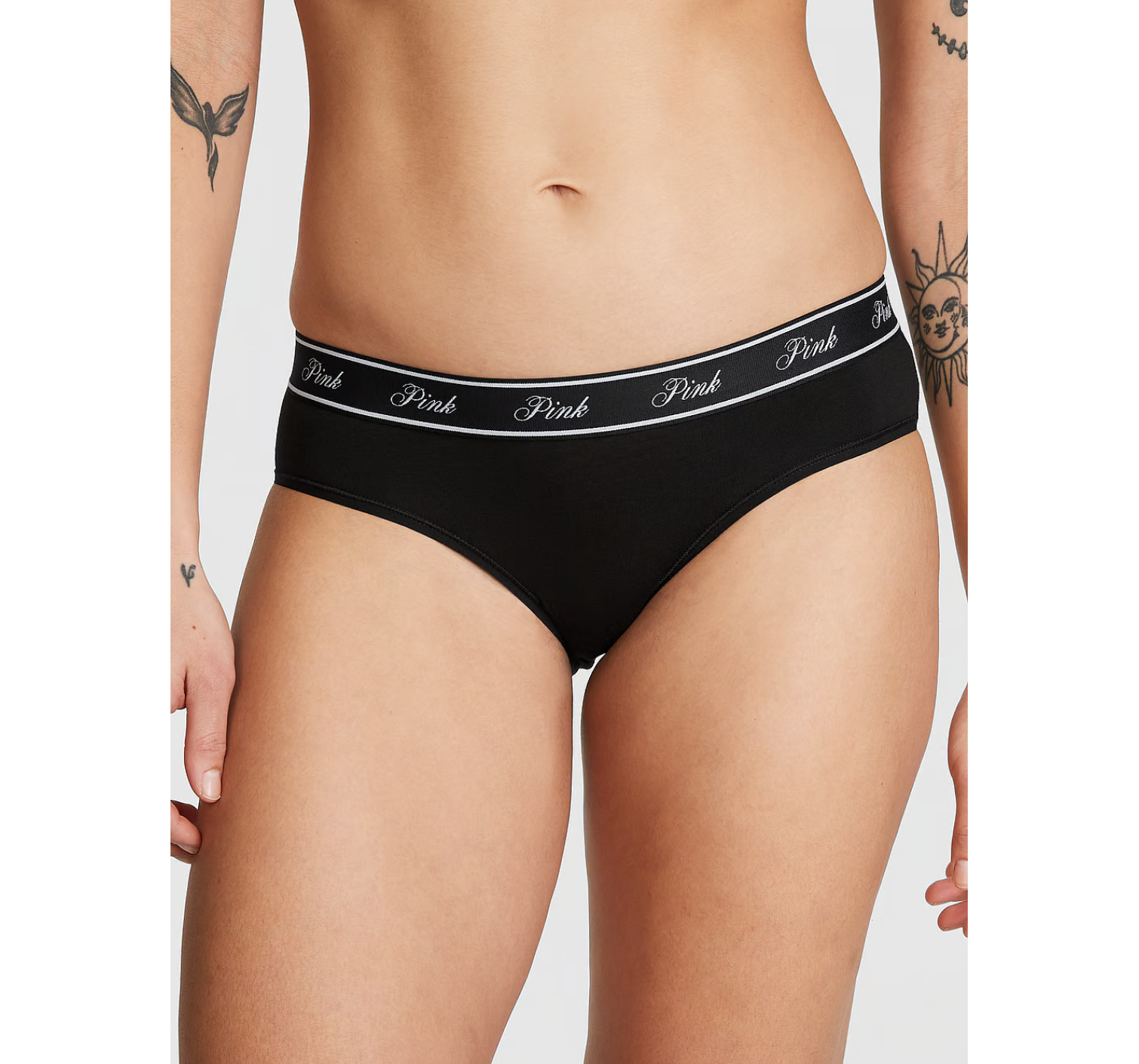 Трусики Logo Cotton Hiphugger Panty Black