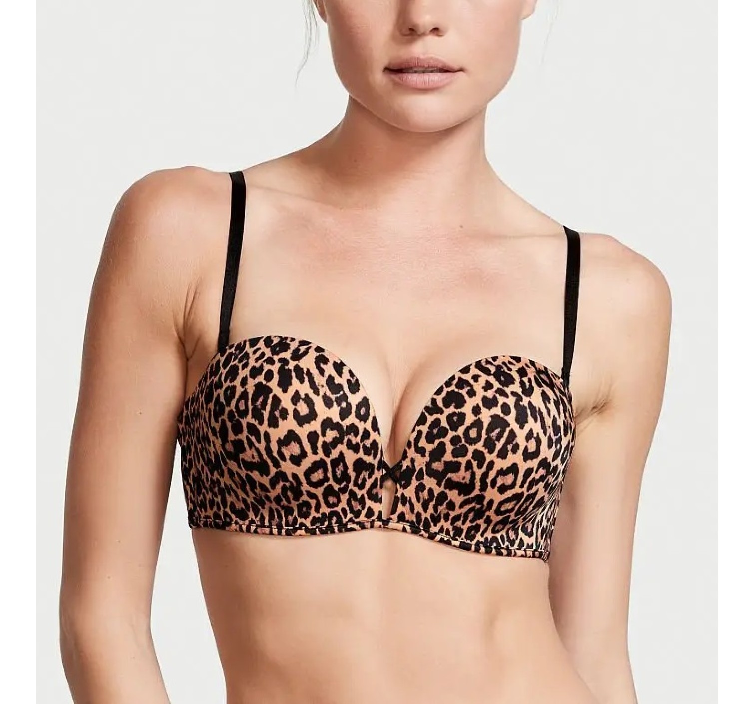 Бюстгальтер Bombshell Push Up Strapless Bra Leopard