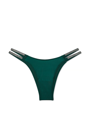 Трусики Shine Strap Brazilian Panty Mystique Green