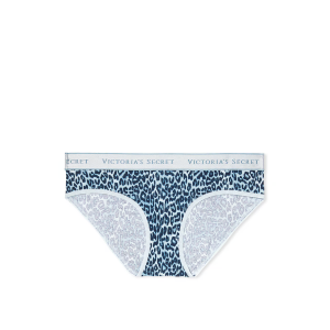 Трусики Logo Cotton Hiphugger Panty Blue Leo