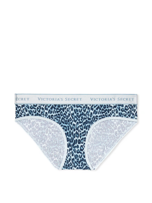 Трусики Logo Cotton Hiphugger Panty Blue Leo
