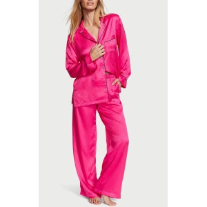 Піжама Satin Long Pajama Set Forever Pink