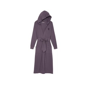 Халат Victoria Secret Modal Terry Hooded Long Robe Grey