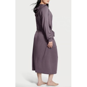 Халат Victoria Secret Modal Terry Hooded Long Robe Grey