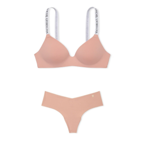Комплект білизни Lightly Lined Wireless Bra RoseThong Set