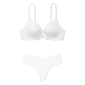 Комплект белья So Obsessed padded no-wire White Thong Set