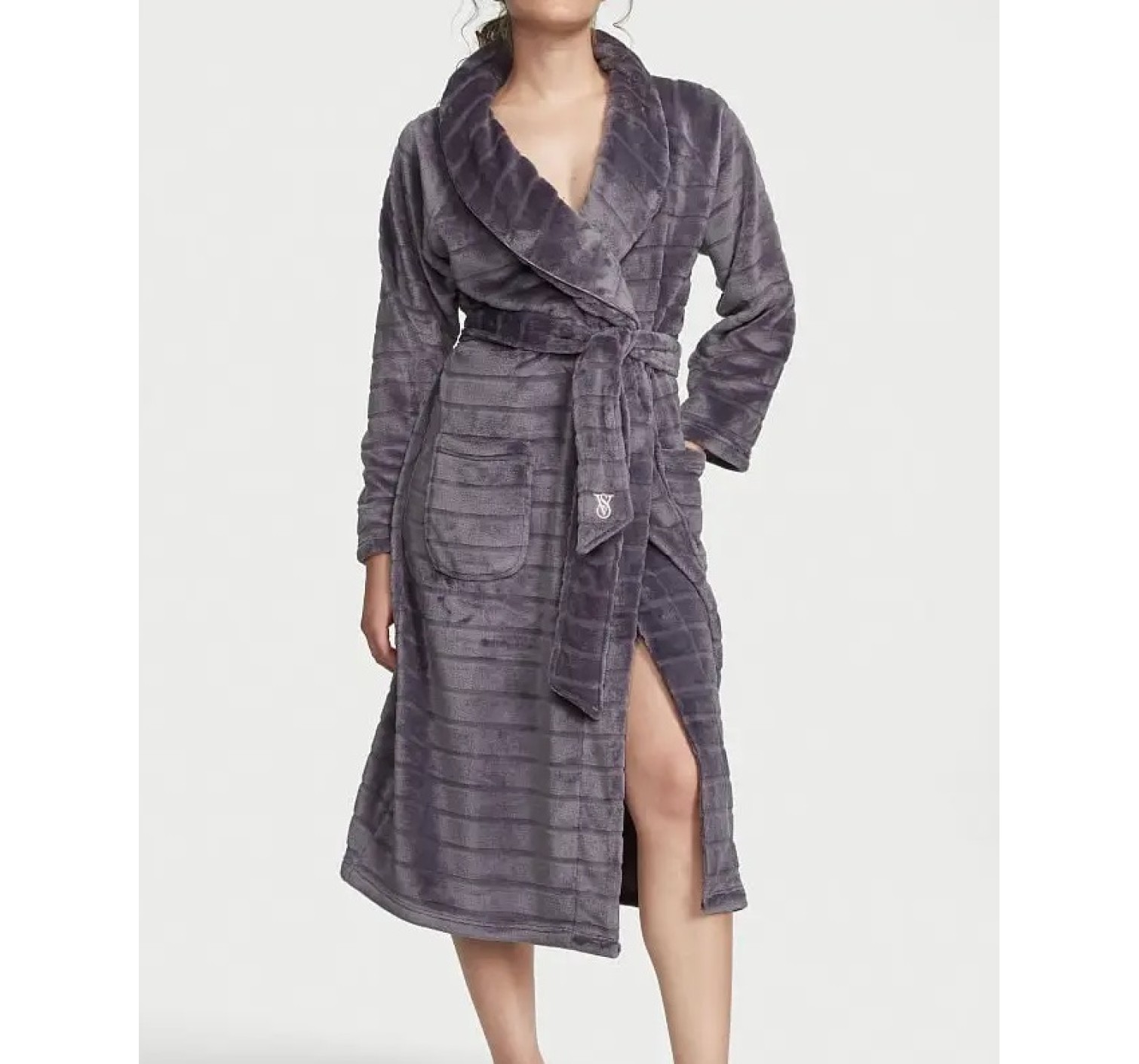 Халат Long Dressing Gown Grey