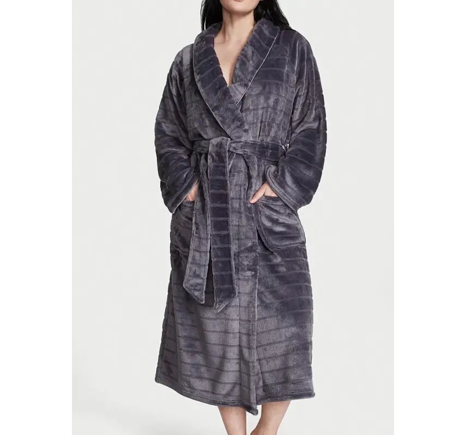 Халат Long Dressing Gown Grey