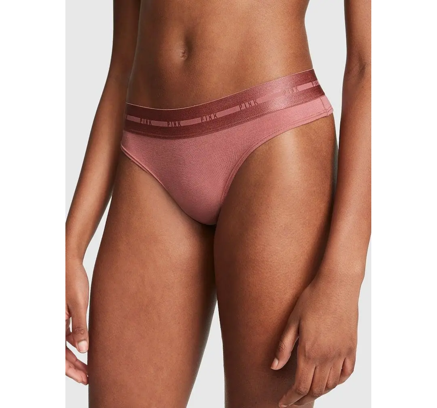 Трусики Stretch Cotton Logo Thong Panty